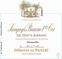 Savigny-Les-Beaune 1er Cru Les Hautes-Jarrons 2012